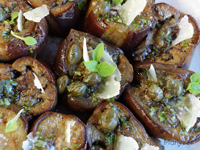 Aubergines à la vinaigrette italienne