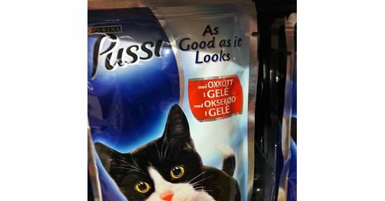 Swedish advertising in English Fail - Pussi ... - Surviving In Sweden