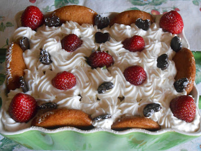 tiramisù ricotta e fragole