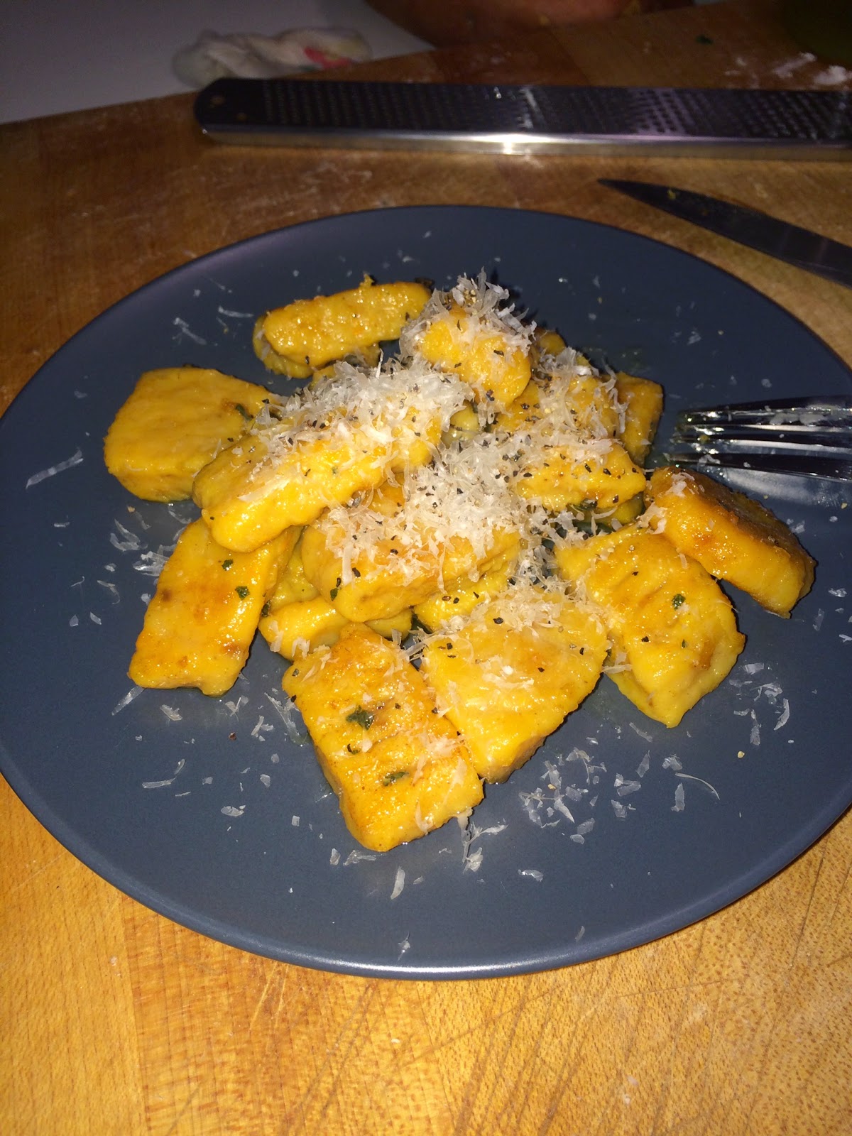 Butternut Squash and Yam Gnocchi in Sage Brown Butter by Rachel Chef Us