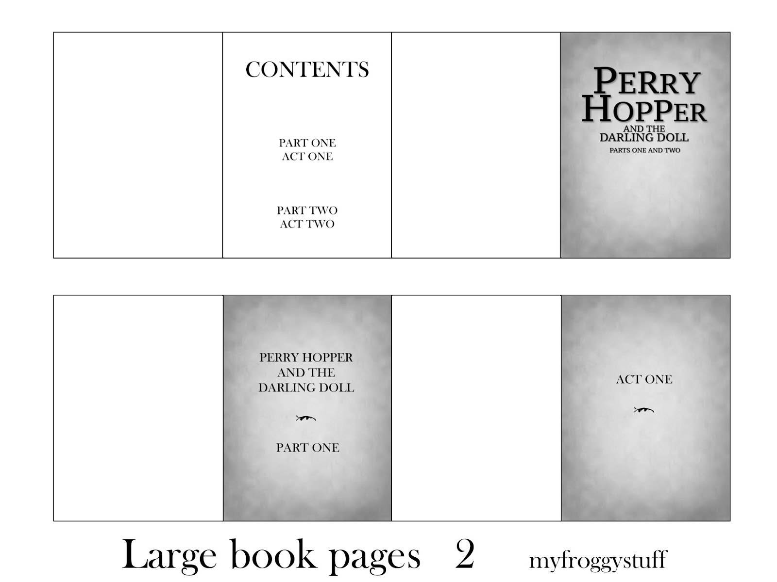 How to Make a Miniature Harry Potter Book for Dolls : Free Printables