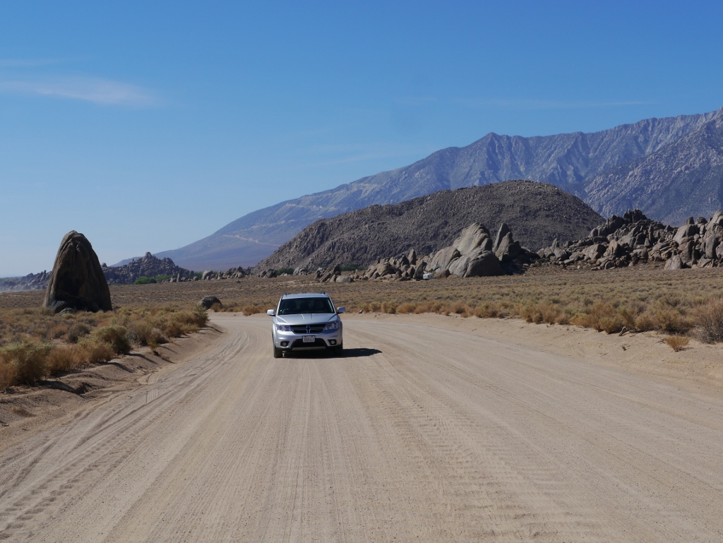 Movie Road Lone Pine Californie Dodge Journey