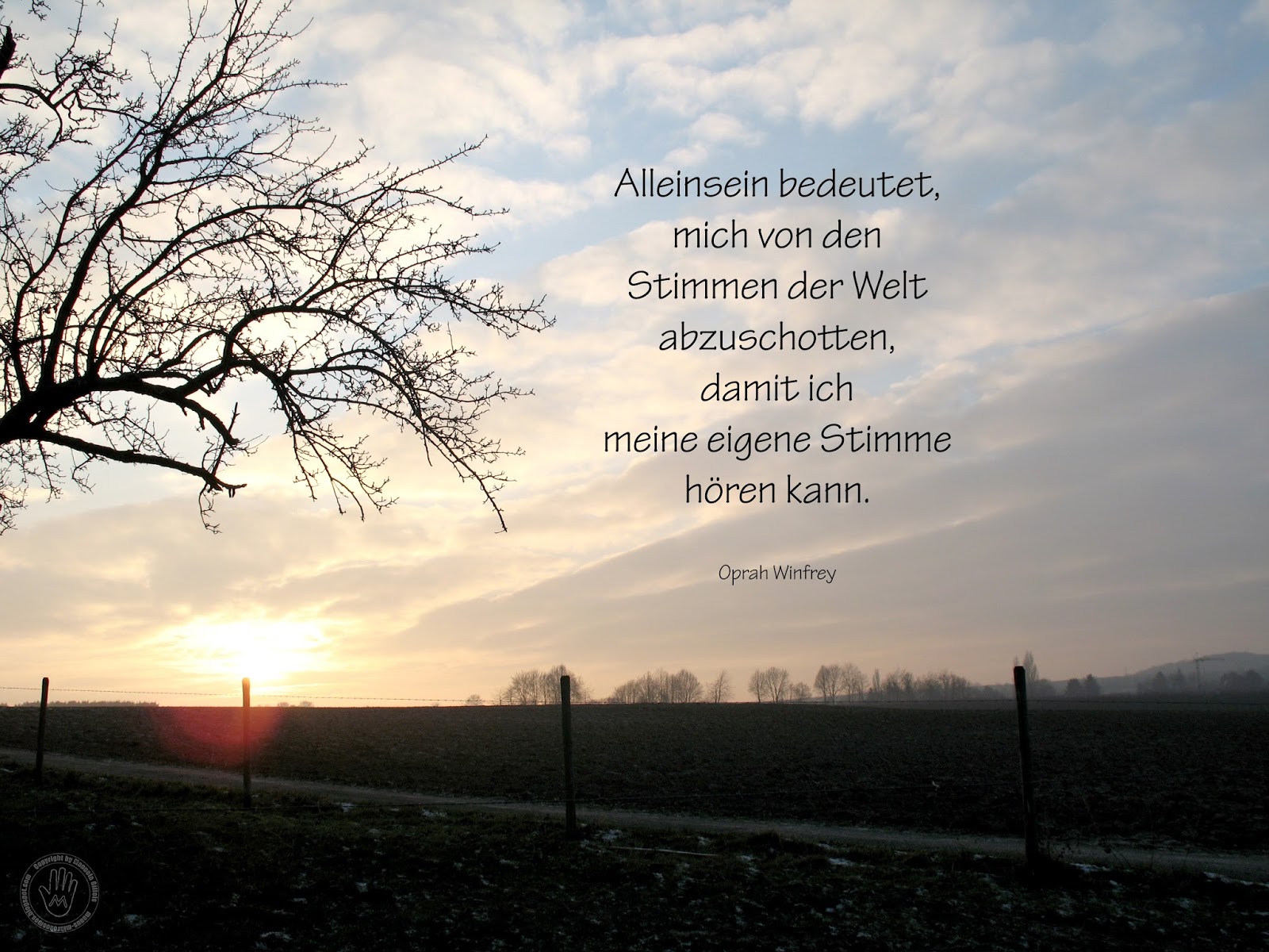 alleinsein alleinsein