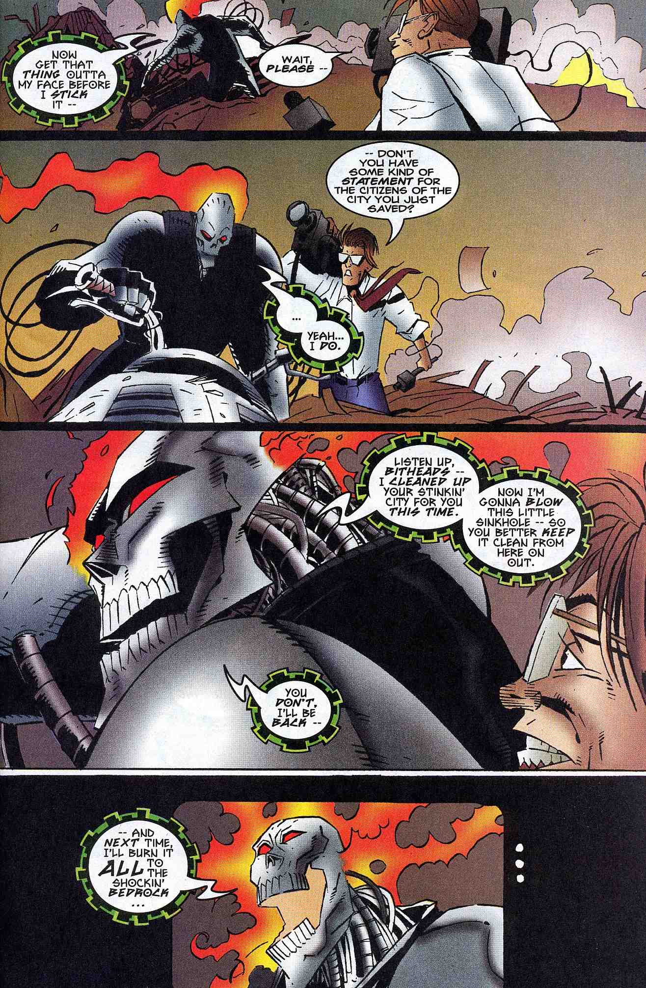 Read online Ghost Rider 2099 comic -  Issue #25 - 30