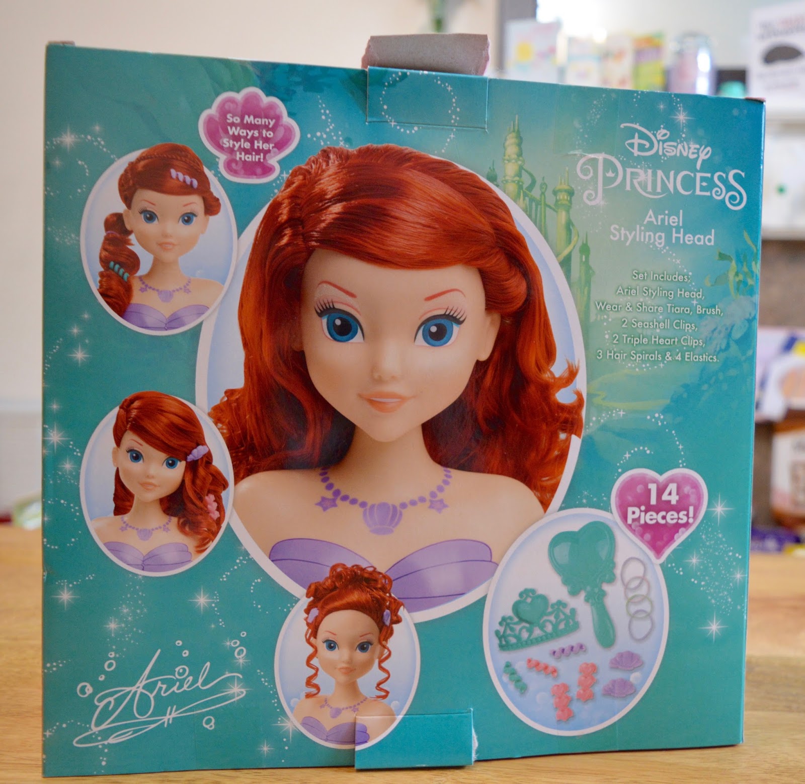 ariel makeup doll head