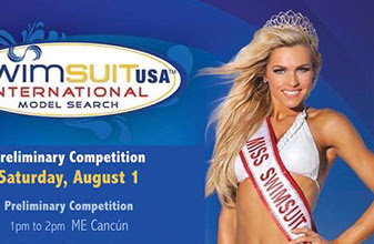 Bellezas compiten: Miss Swimsuit International Model Search Cancun en el ME Cancún Beach ZH 