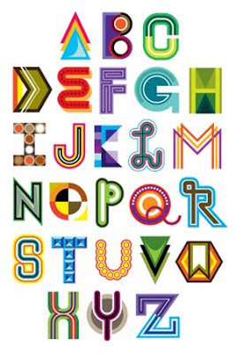 Graphic graffiti design & alphabet letter A-Z