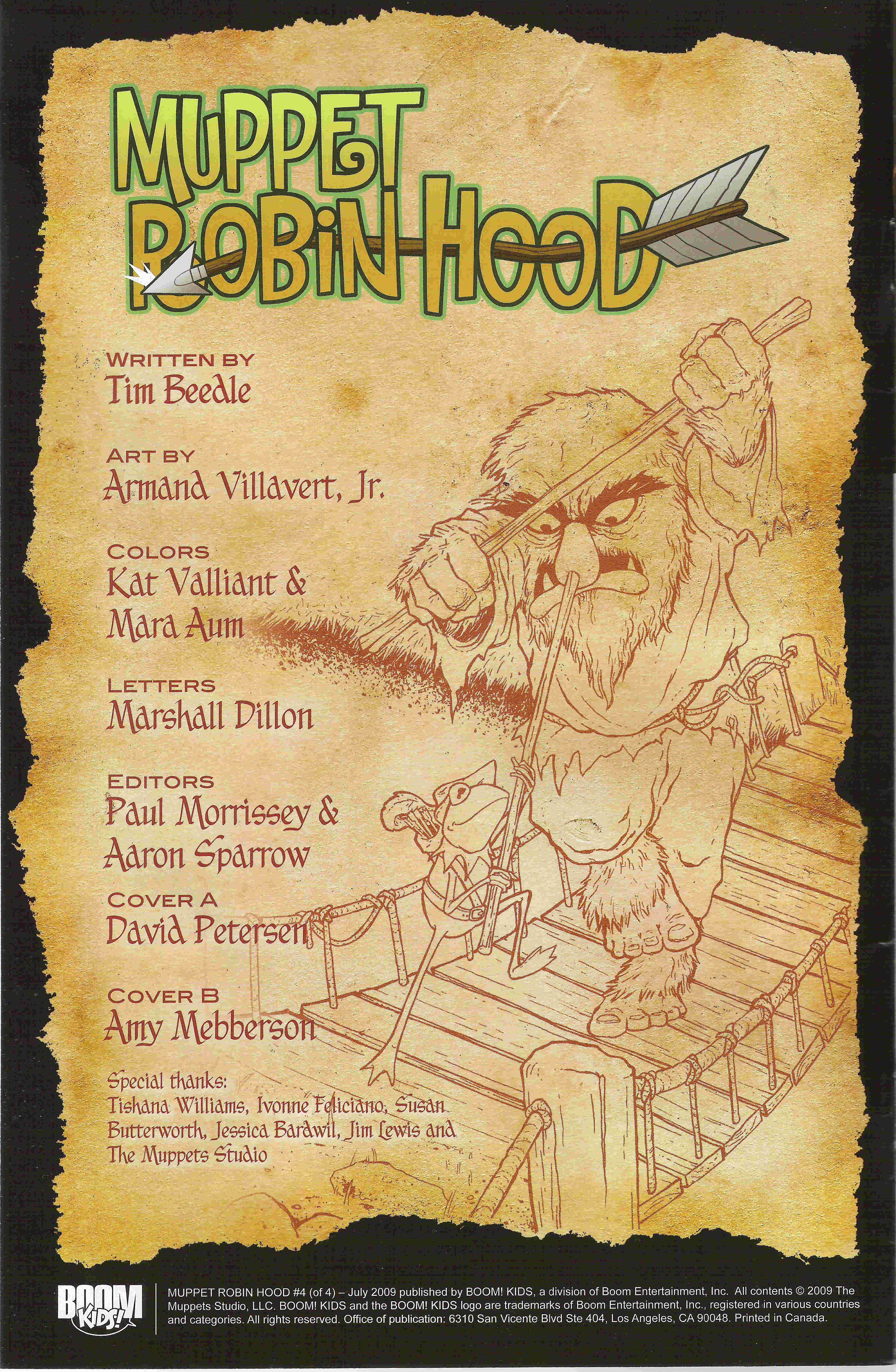 Read online Muppet Robin Hood comic -  Issue #4 - 3