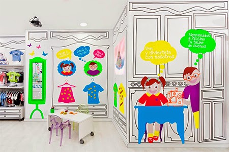 Loja infantil, quarto de criança, decoração, decoração infantil, loja colorida