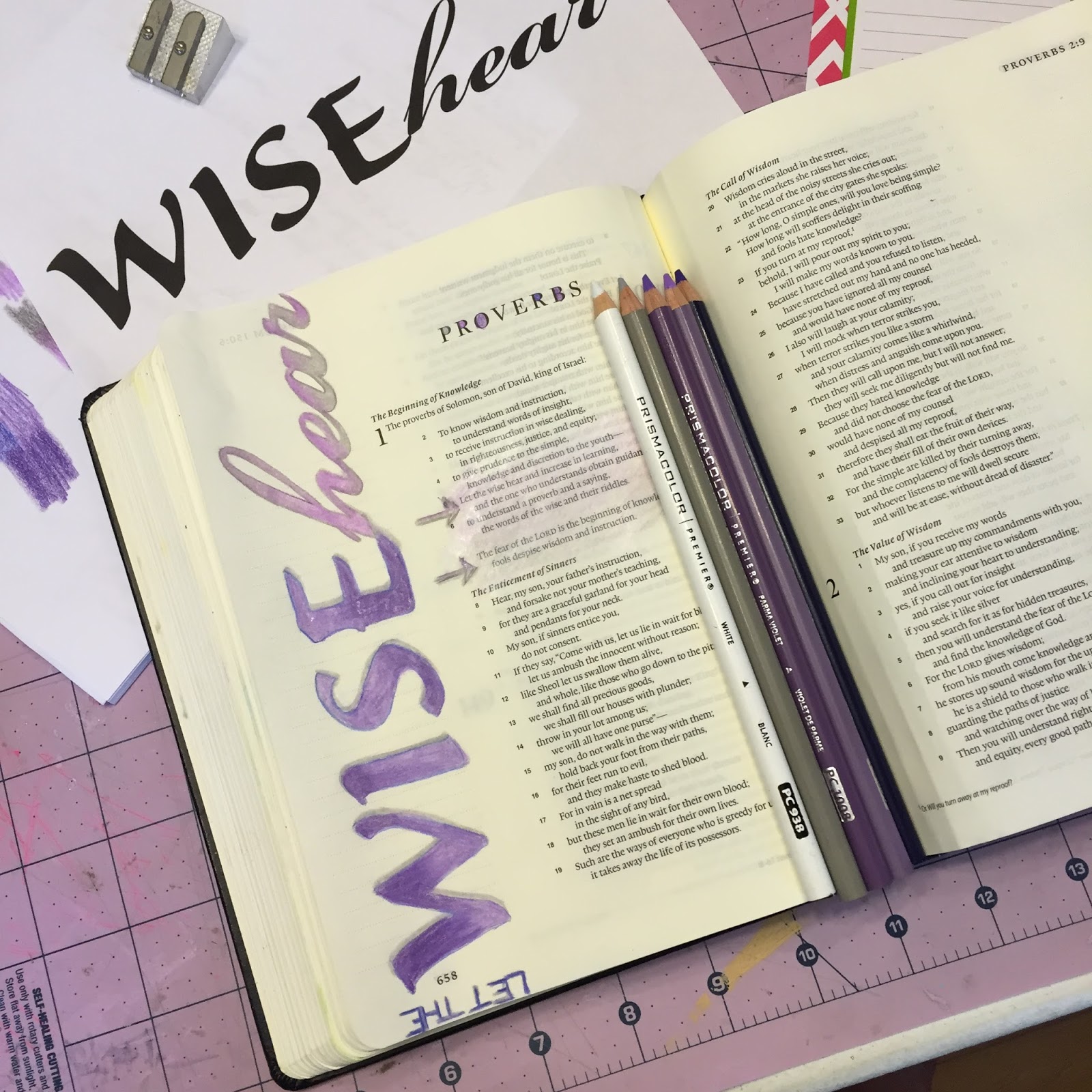 KarenScraps Journaling with Colored Pencils