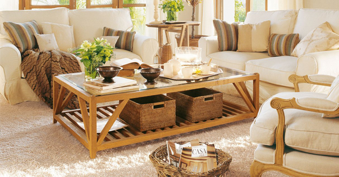 Marzua: Almacenaje y decoración con cestas