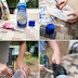 Macetas colgantes reciclando botellas de plástico