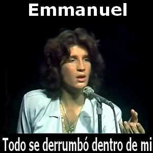 Emmanuel - Todo se derrumbo dentro de mi Letra y acordes de piano y guitarra