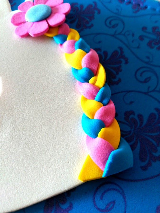 banderin, unicornio, goma eva 