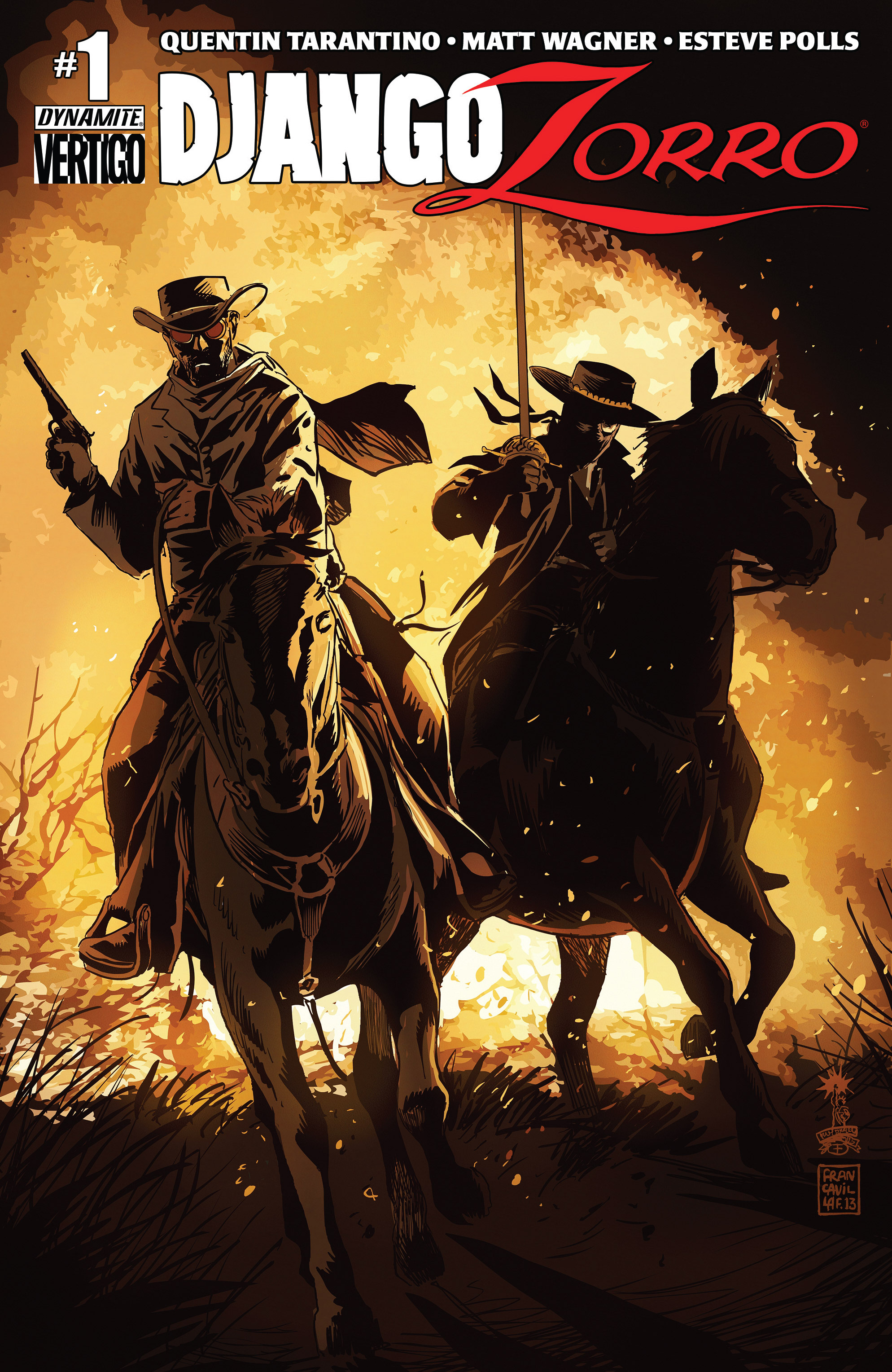 Read online Django/Zorro comic -  Issue #1 - 2