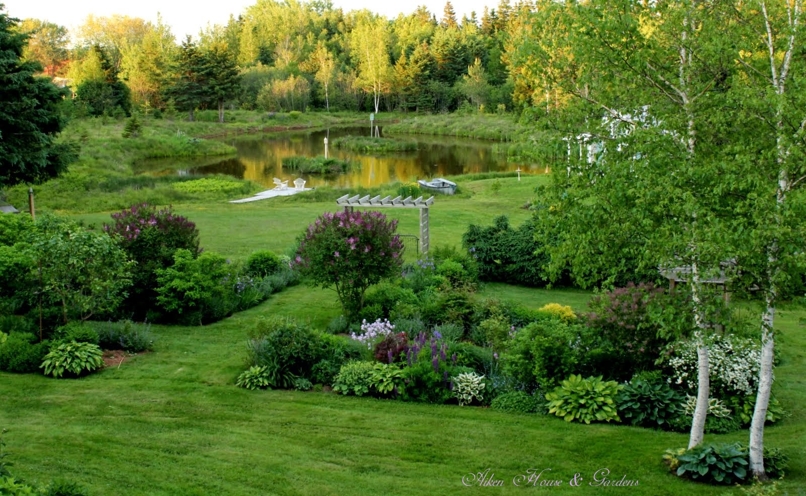 Aiken House & Gardens In an English Country Garden
