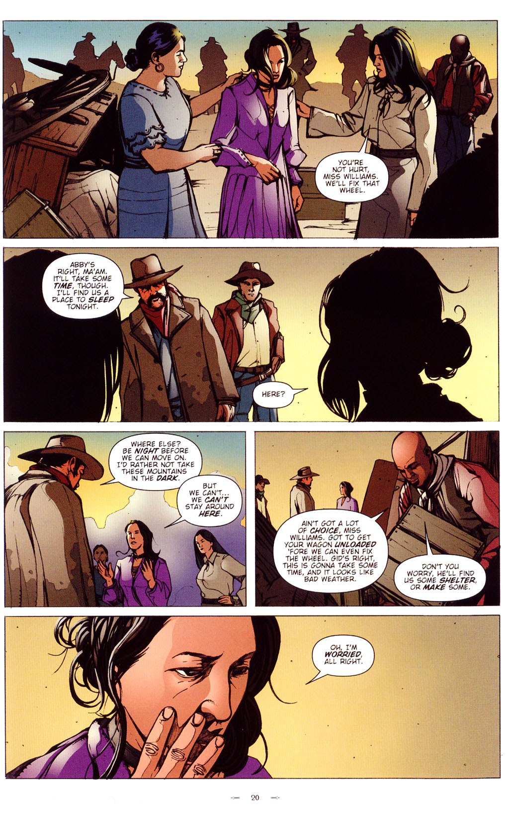 Read online Desperadoes: Banners of Gold comic -  Issue #1 - 22