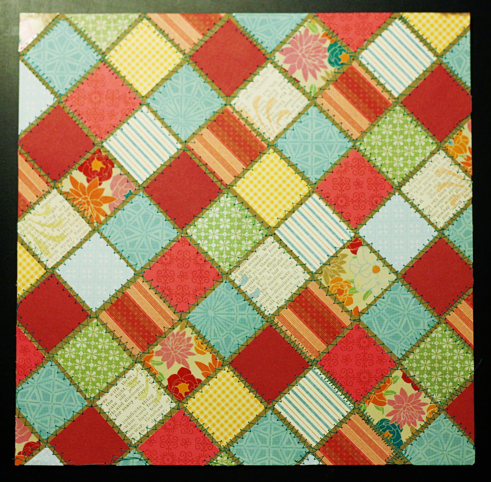 Counterfeit Kit Challenge TutorialPatchwork Paper