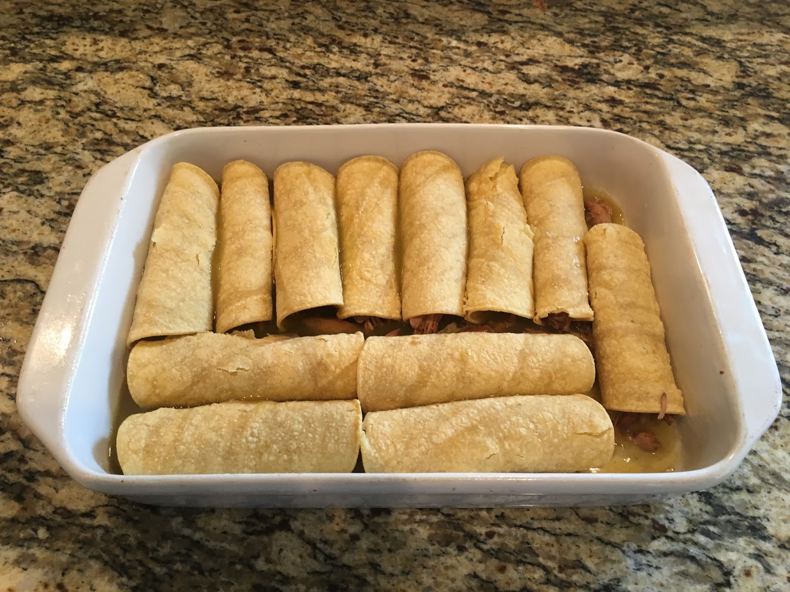 Let's Get Crafty! Honey Lemon Chicken Enchiladas