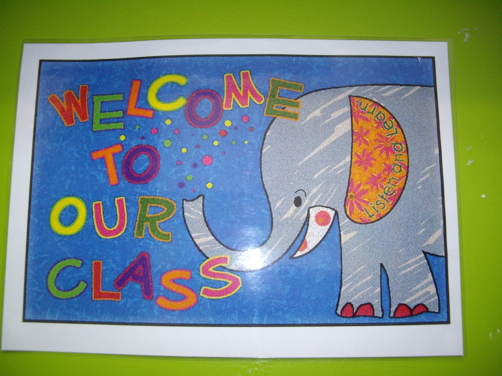 LEARNING TOGETHER Welcome To Our English Classroom 2015 2016