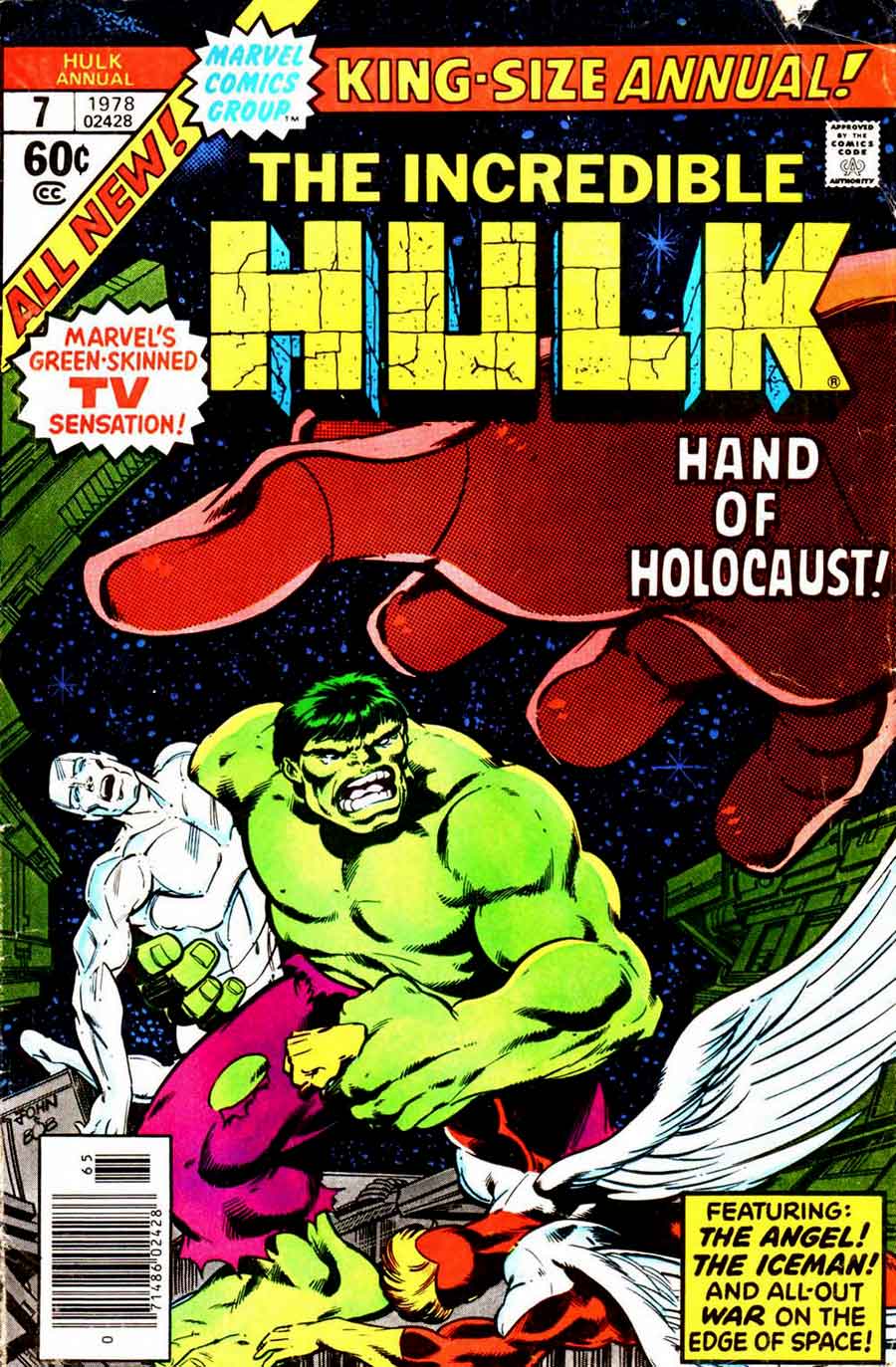 Incredible Hulk v2 annual #7 marvel comic book cover art by John Byrne