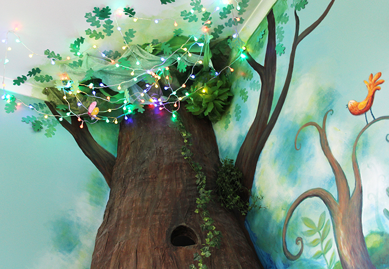 Jules Madden The Completed Paper Mache Tree Project!