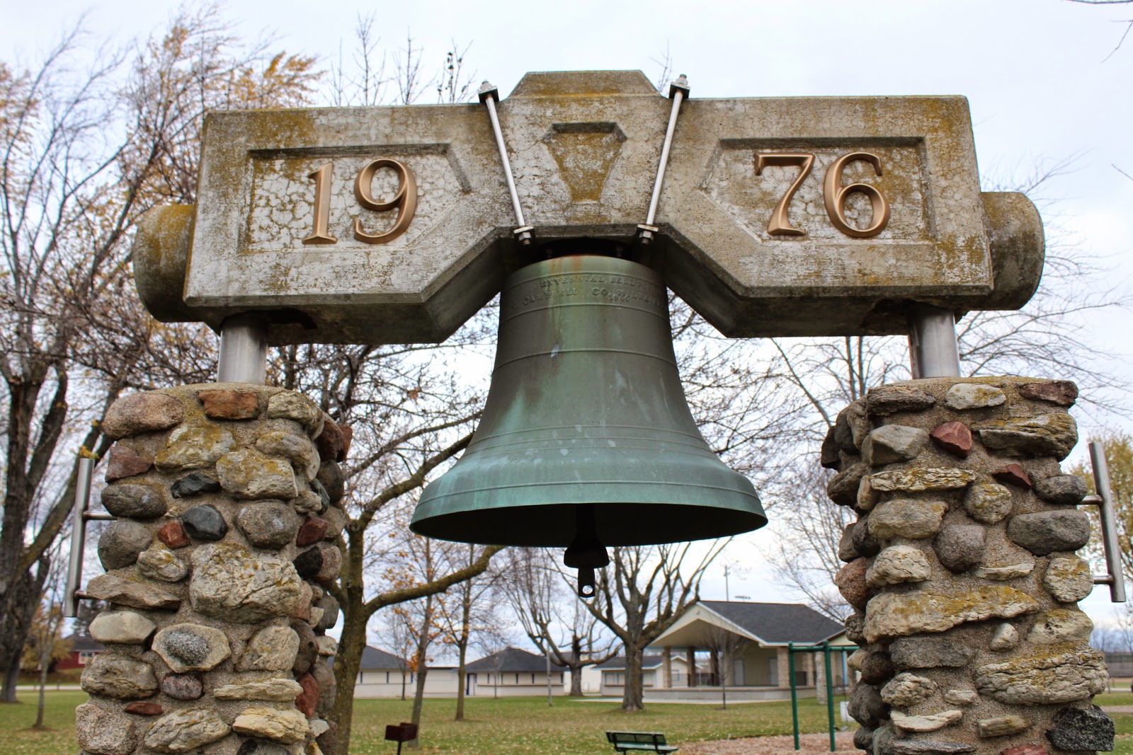 Wisconsin Historical Markers Hilbert Fire Bell 1898
