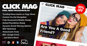 Click Mag gives you the flexibility and ease of use to display your content