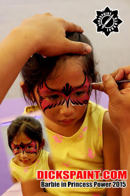 face painting kids barbie jakarta