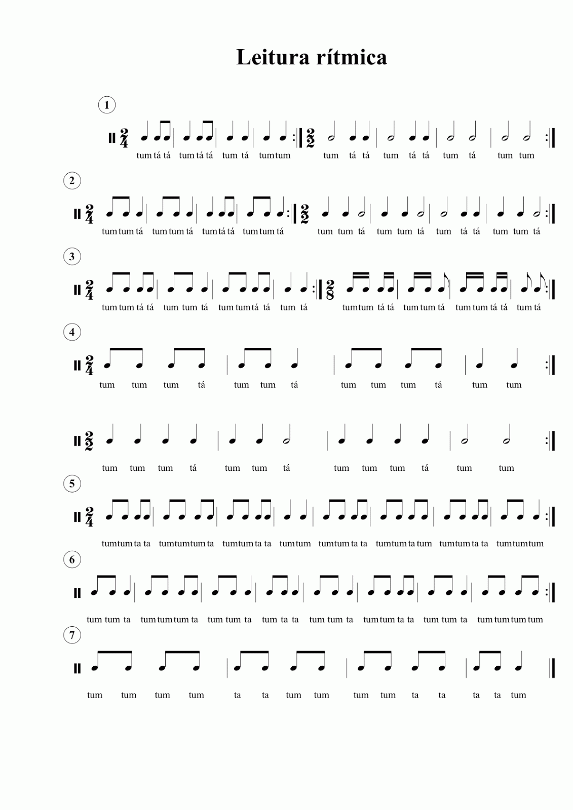 Materiais para Estudo - Formação Musical: Solfejo