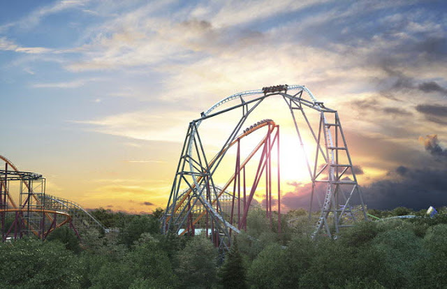 Six Flags Great America ouvre Maxx Force en 2019, une montagne russe avec trois records ! 4