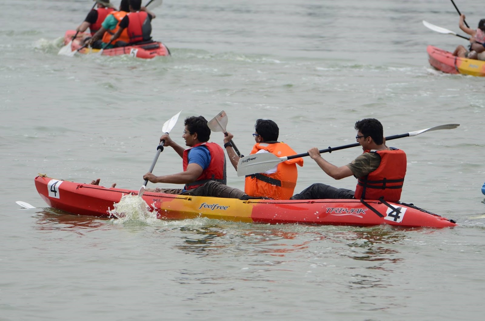 Great Hyderabad Adventure Club GHAC Blog Kayaking at Hyderabad Water Sports Regatta