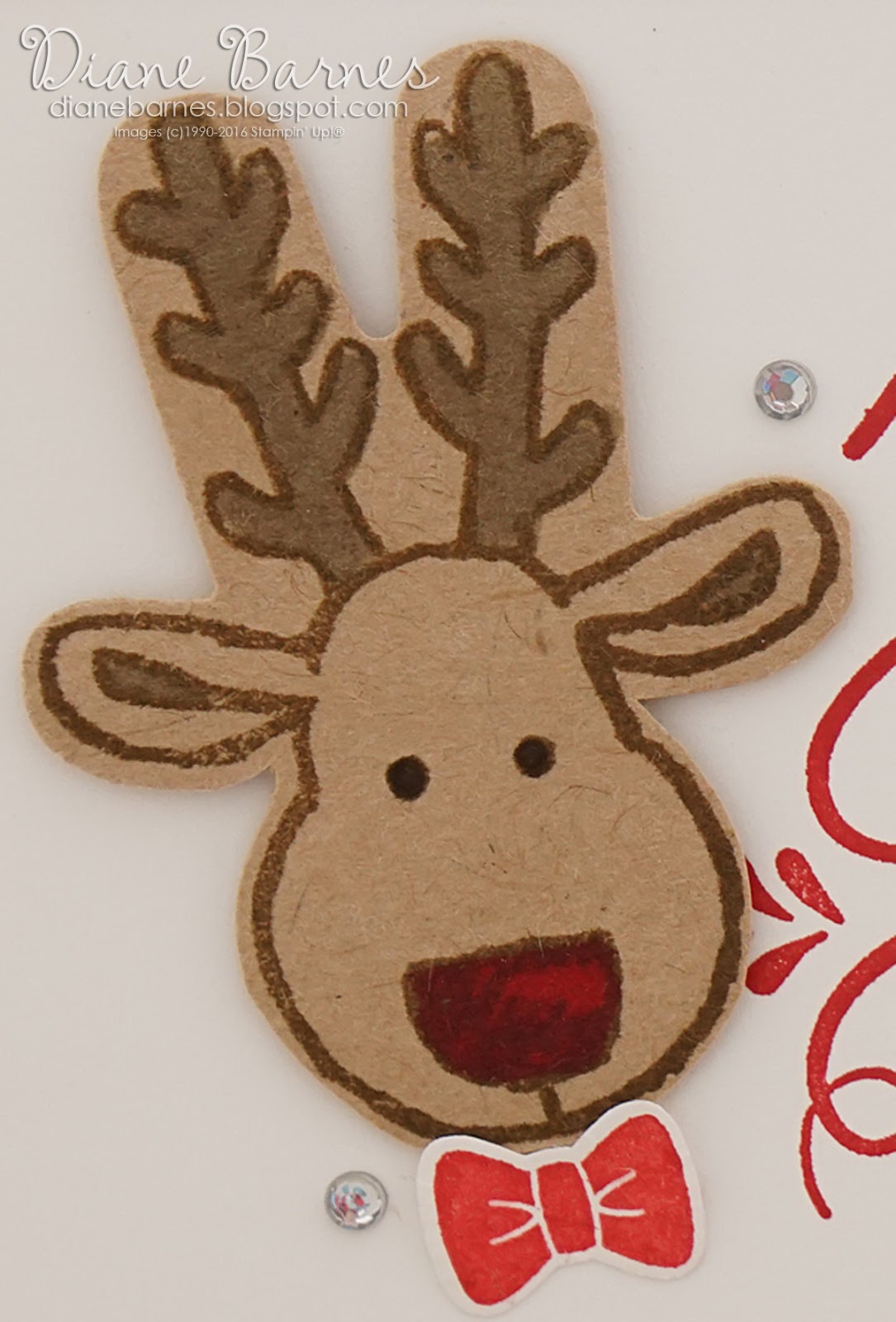 colour me happy Quick & easy Cookie Cutter Christmas reindeer