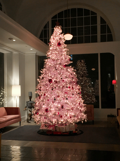 Rosa Weihnachtsbaum 60cm - Dekorierter Kunstbaum Mit Goldenen Kugeln & Silberstern