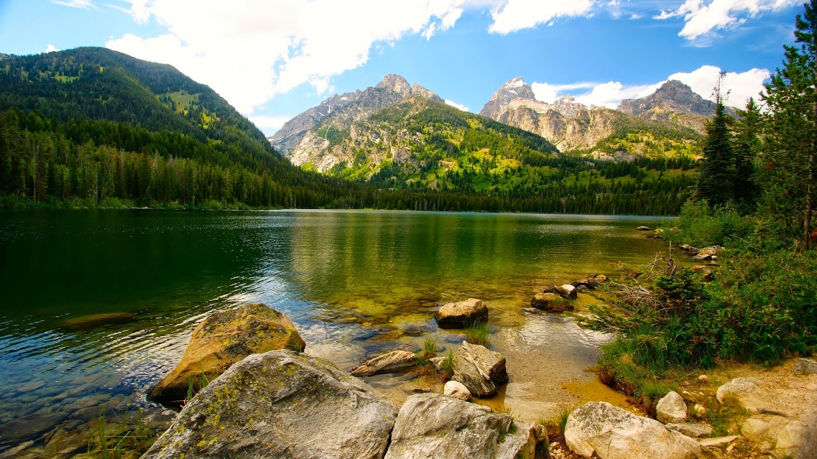 HD Wallpapers: Nature Lake Landscape Reflection HD Wide