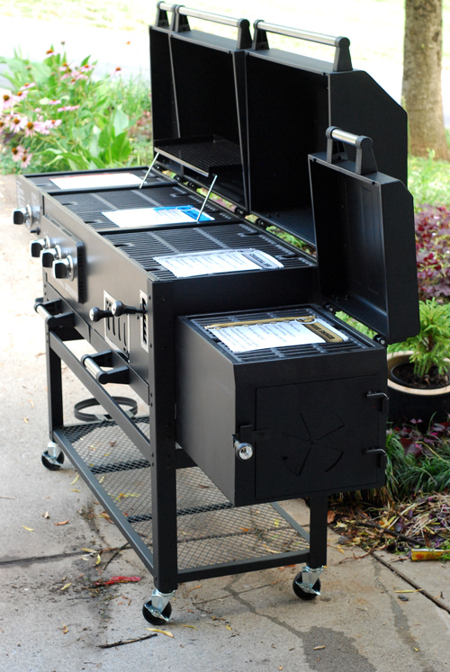 Bar BQ Grills Smoke Hollow SmokerGrillSear Combo Unit