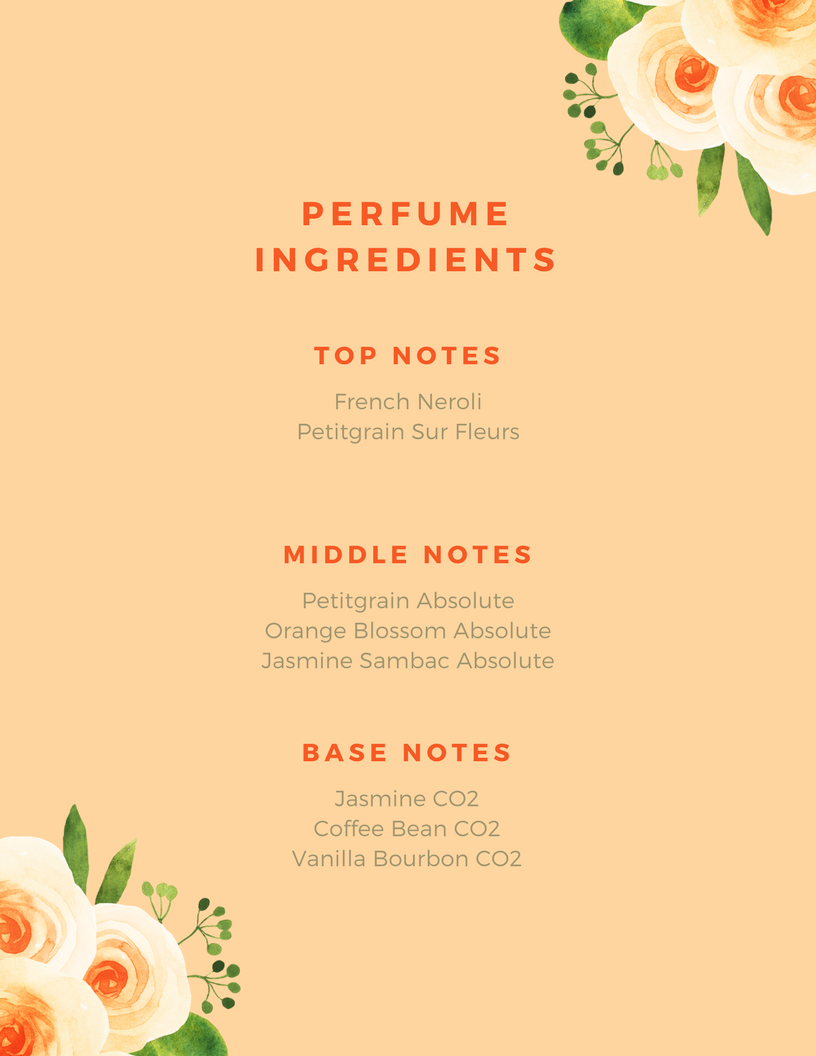 Neroli Sky Perfume Formula