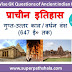 गुप्त-उत्तर काल / वर्धन वंश (647 ई. तक) GK Questions SET 3