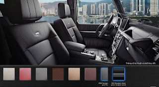 Màu nội thất Mercedes AMG G63 2019 Nội thất Mercedes AMG G63 2019 màu Xám Leather ZN9