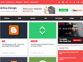 Arlina Clone - Responsive Blogger Template Arlina Clone - Responsive Blogger Template