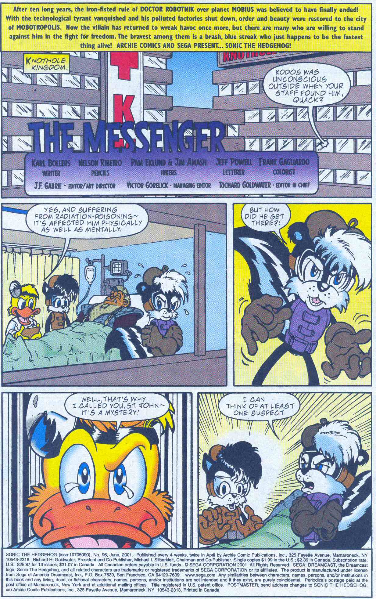 Read online Sonic The Hedgehog comic -  Issue #96 - 2