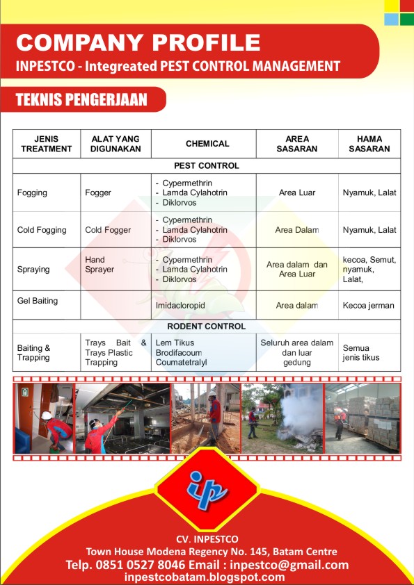 PEST CONTROL BATAM: INPESTCO PEST CONTROL BATAM COMPANY PROFILE