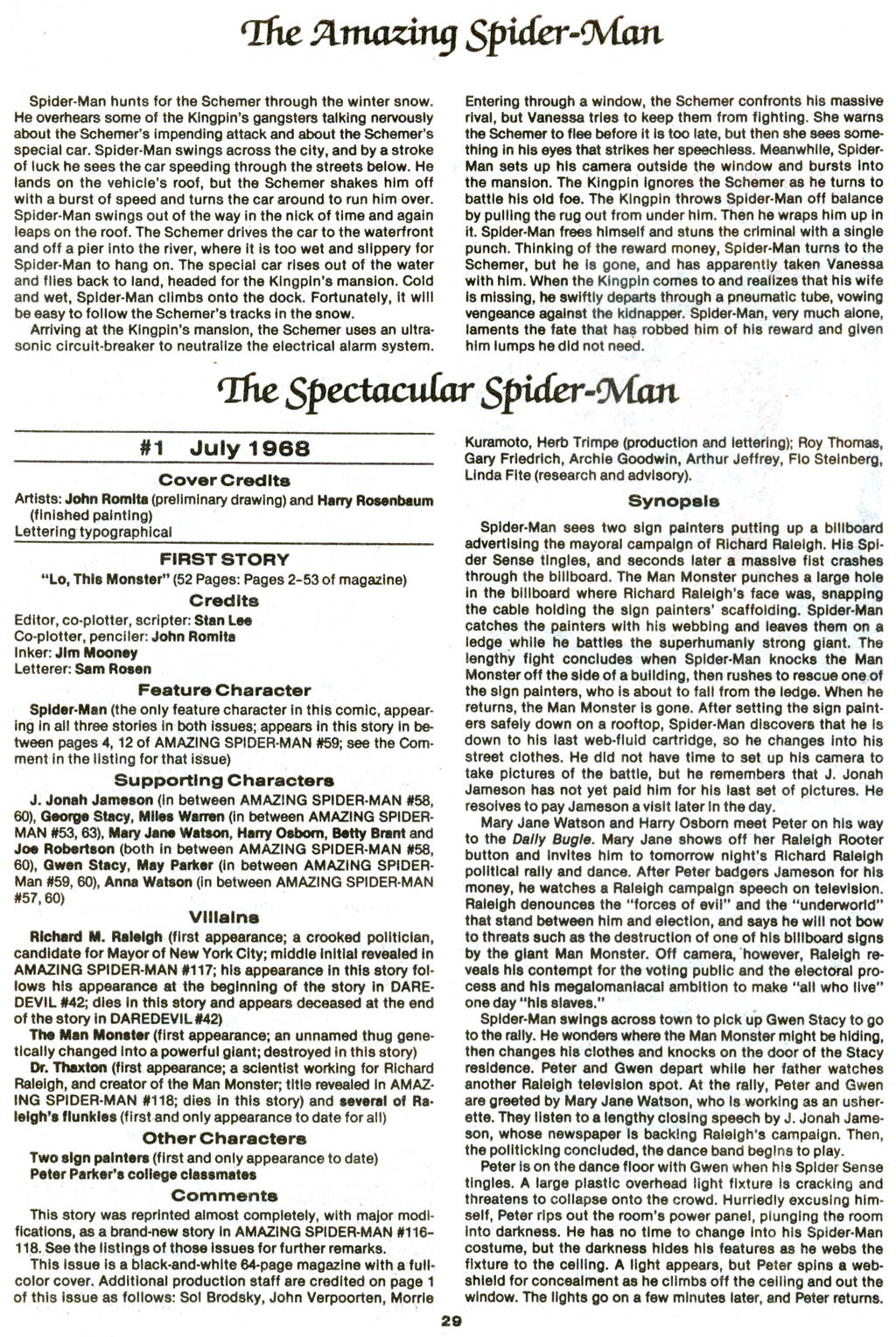 Read online The Official Marvel Index to The Amazing Spider-Man comic -  Issue #3 - 31