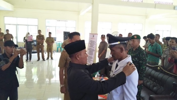 Plt.Nanang Ermanto Lantik (PAW) Kades Seloretno Kec.Sidomolyo Lamsel"Jangan Bermain-Main Dengan Dana Desa"