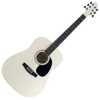 Đàn guitar Acoustic Stagg SW205-WH
