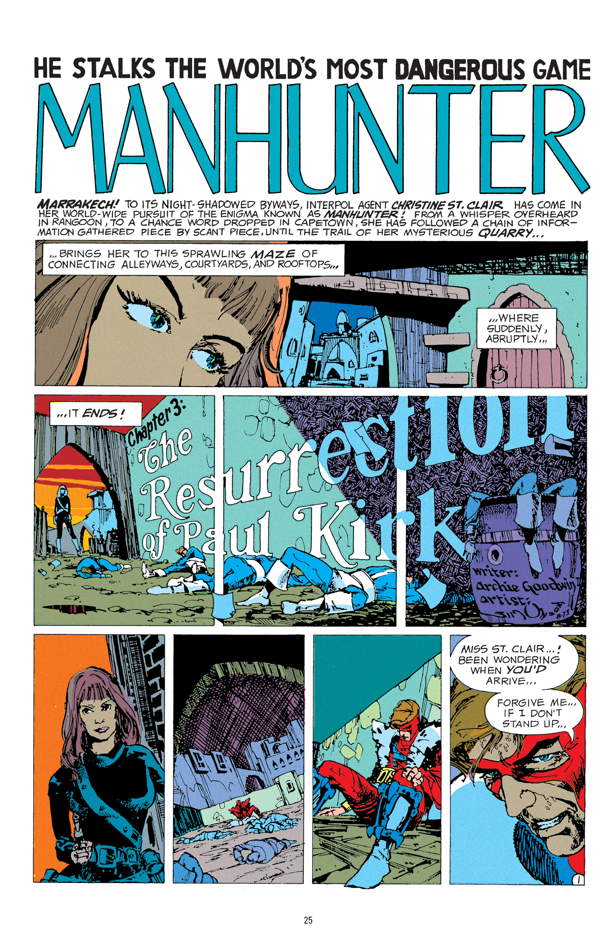 Read online Manhunter by Archie Goodwin and Walter Simonson Deluxe Edition comic -  Issue # TPB - 25