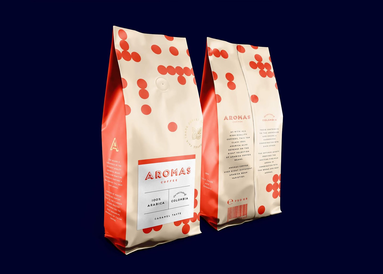 AROMAS Coffee Packaging Of The World