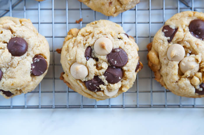 Brown Butter Caramel and Chocolate Chip Cookies