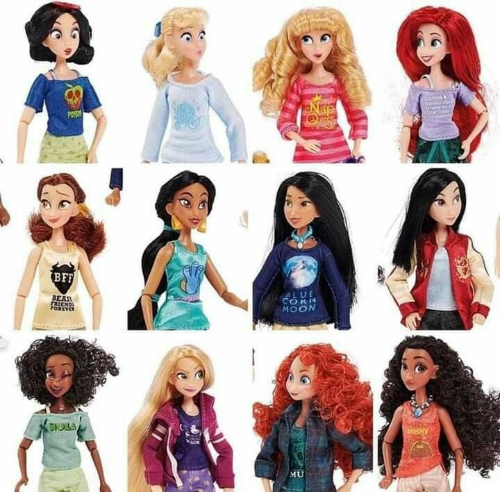 princesas en pijama muñecas