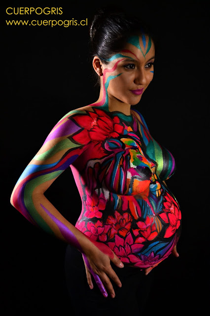 cuerpos pintados embarazadas